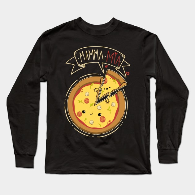 Mamma Mia! Long Sleeve T-Shirt by TheTeenosaur